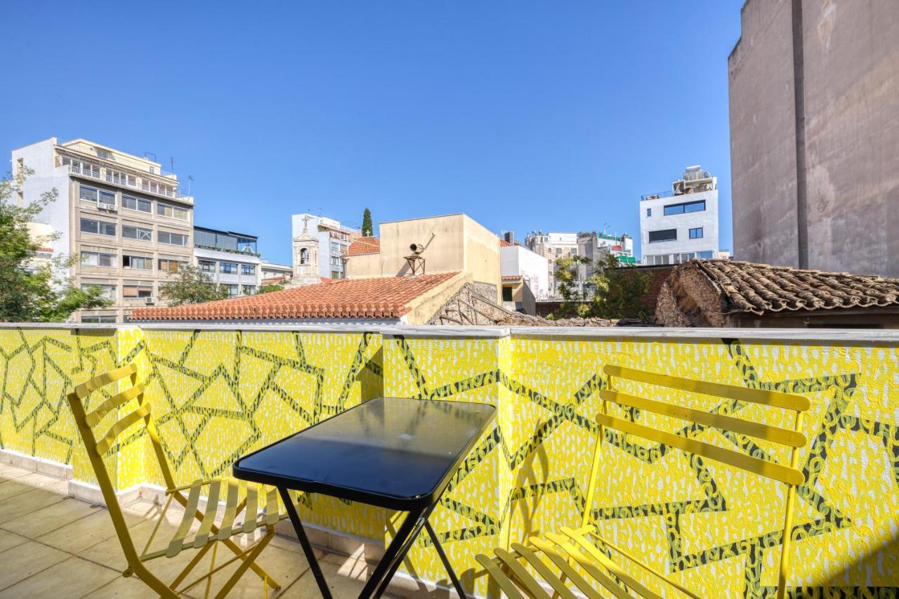 Chic Rooftop Studio W/ Terrace - Near Acropolis 雅典 外观 照片
